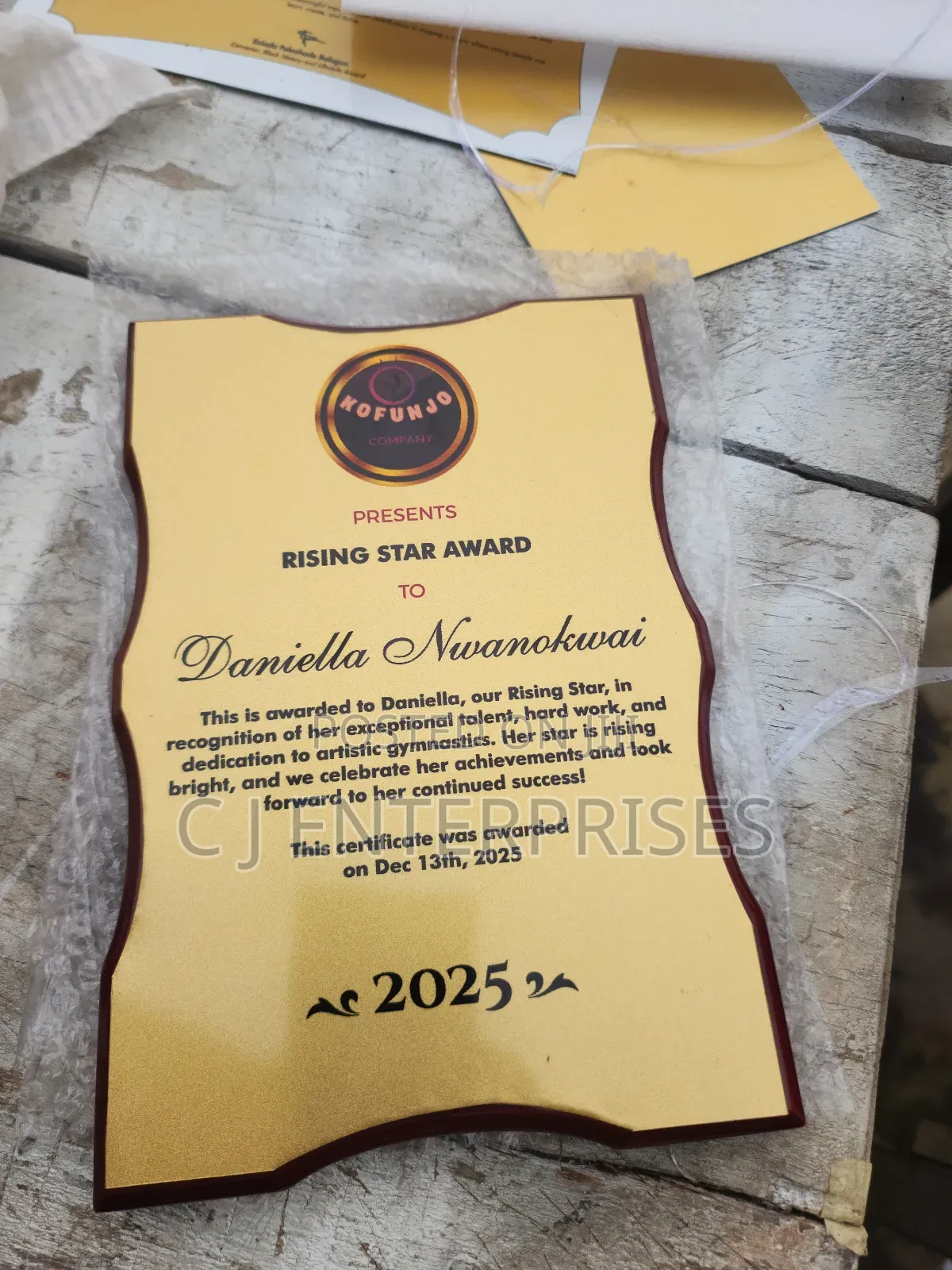 Wood Award G78