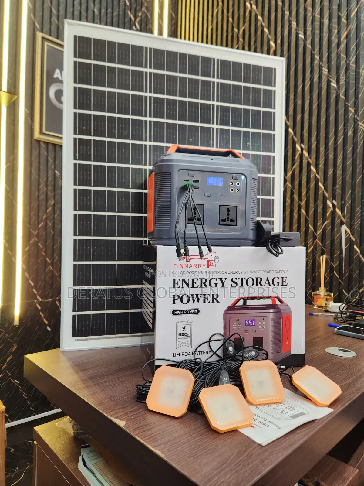 450W Rechargeable Solar Power Station for Home Office