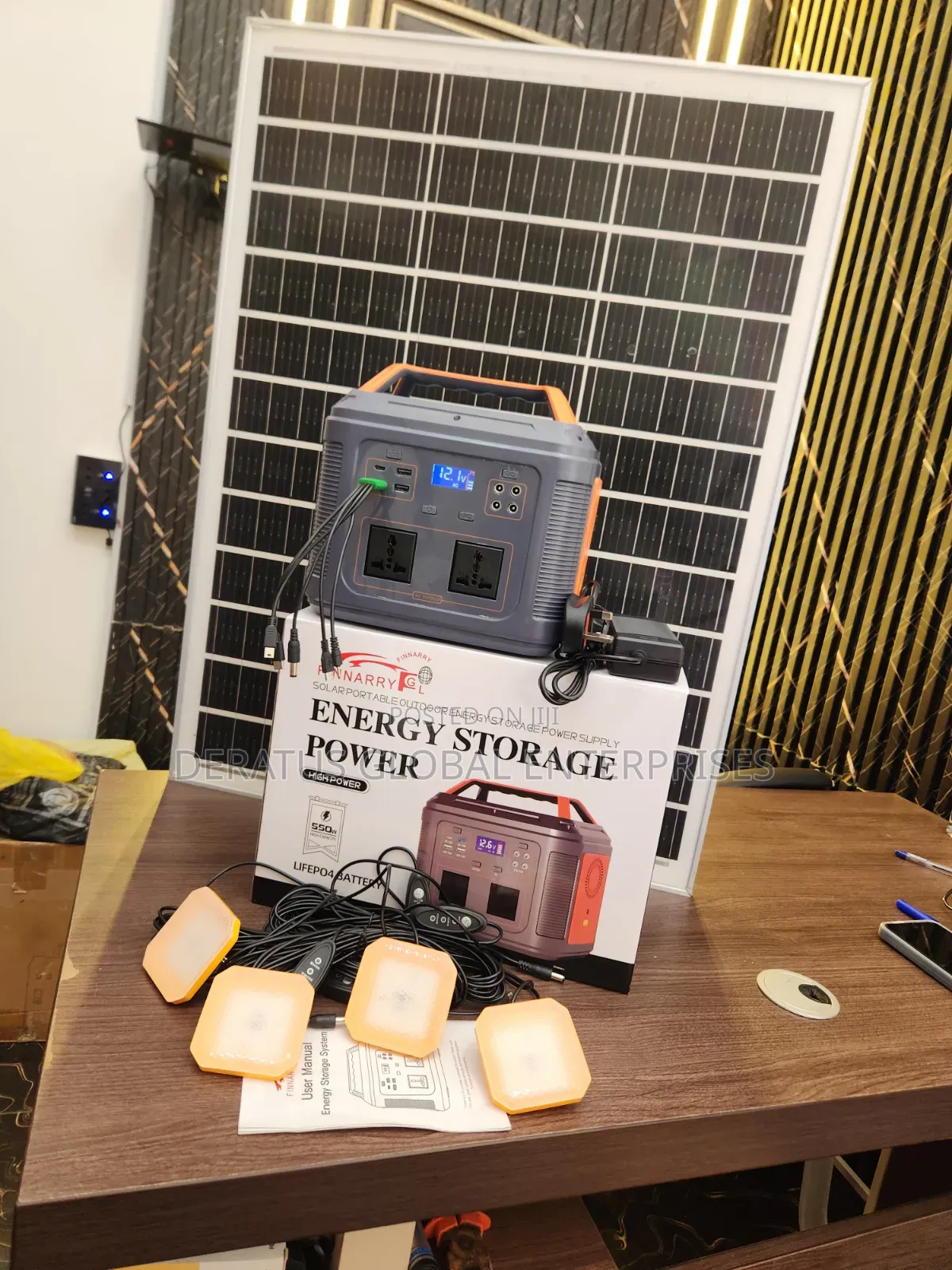 450W Rechargeable Solar Power Station for Home Office
