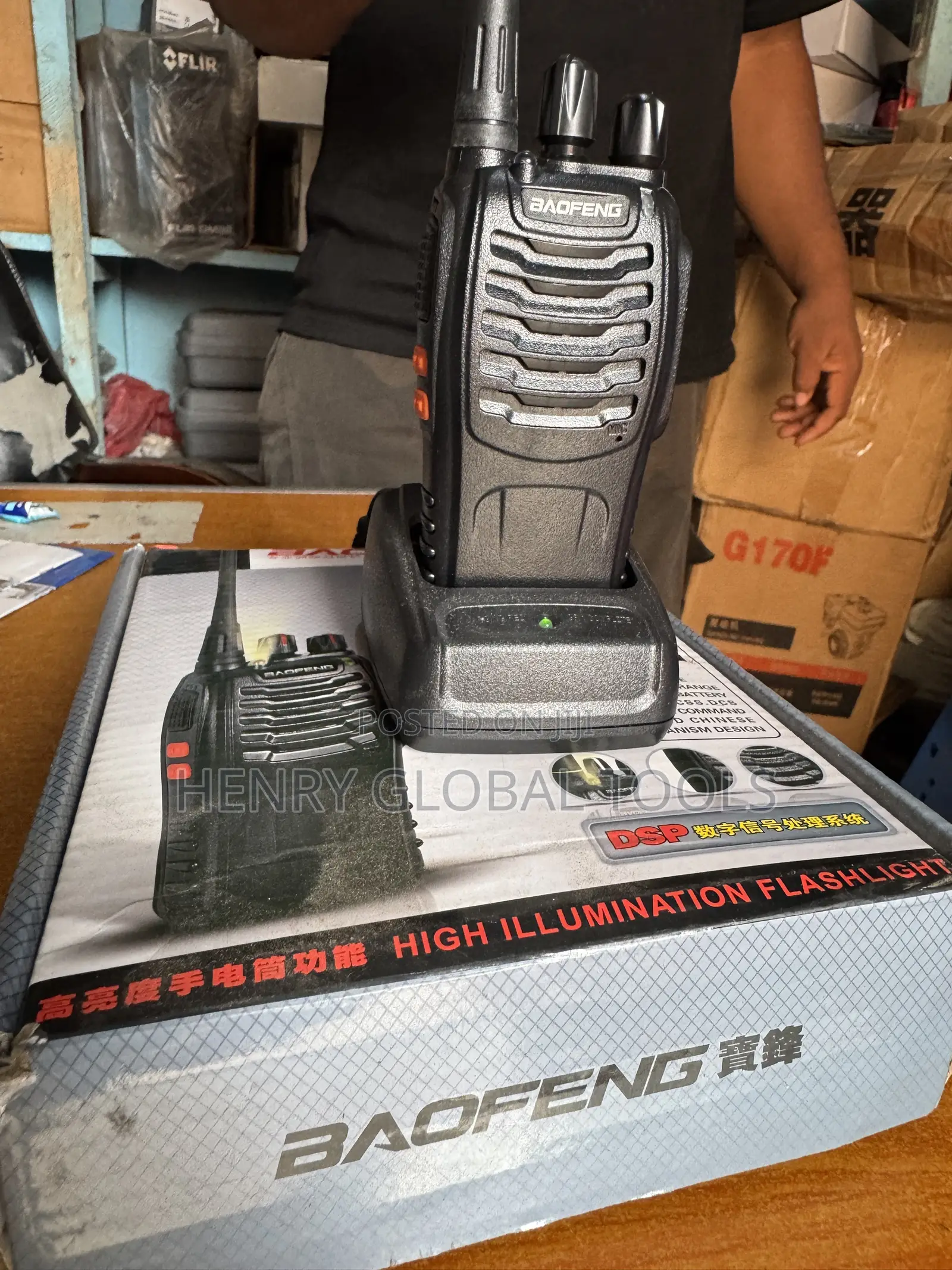 2 Way Working Radio Walkie Talkie 5kilomrters Walking