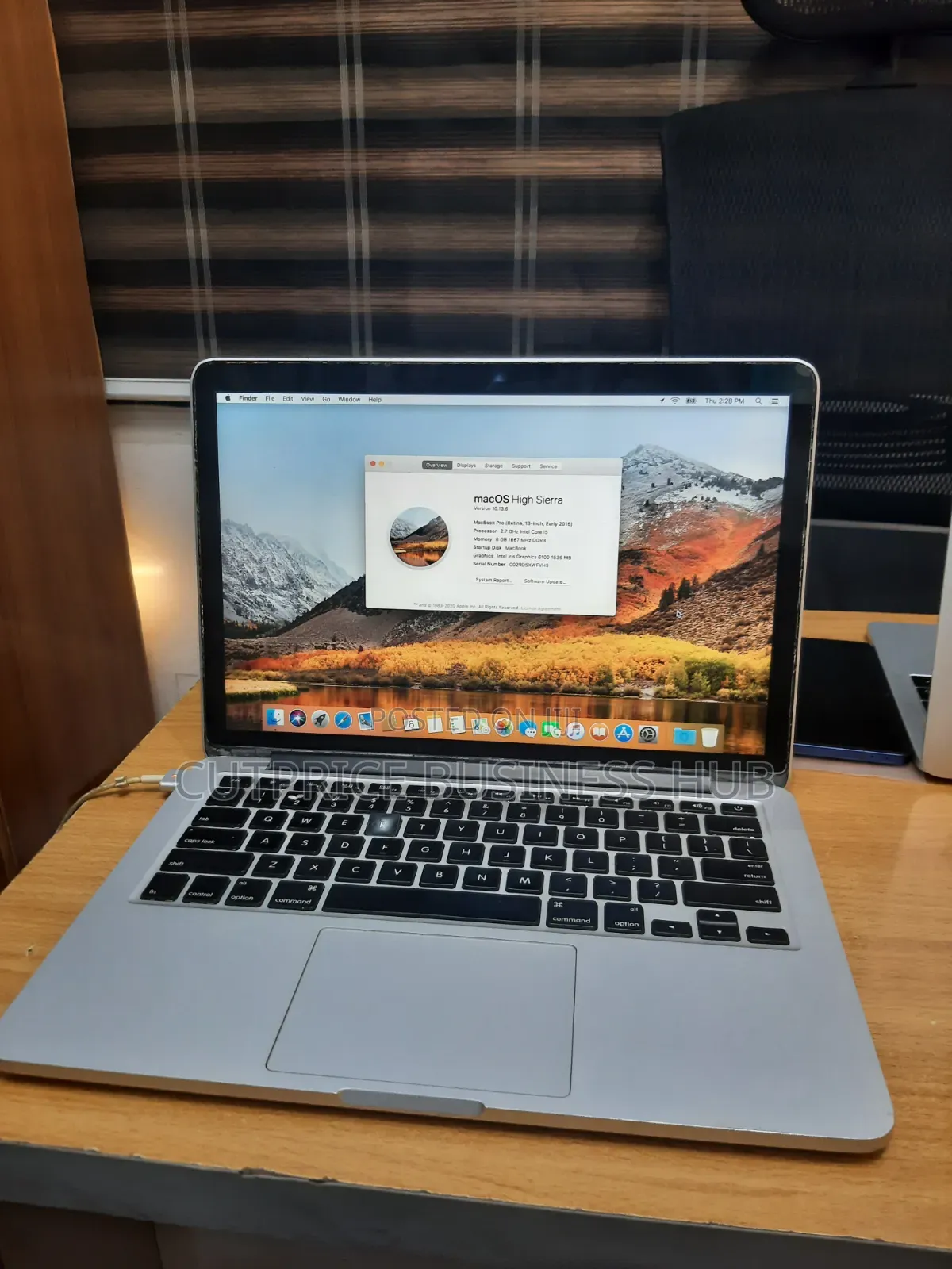 Laptop Apple MacBook Pro 2015 8GB Intel Core i5 HDD 128GB