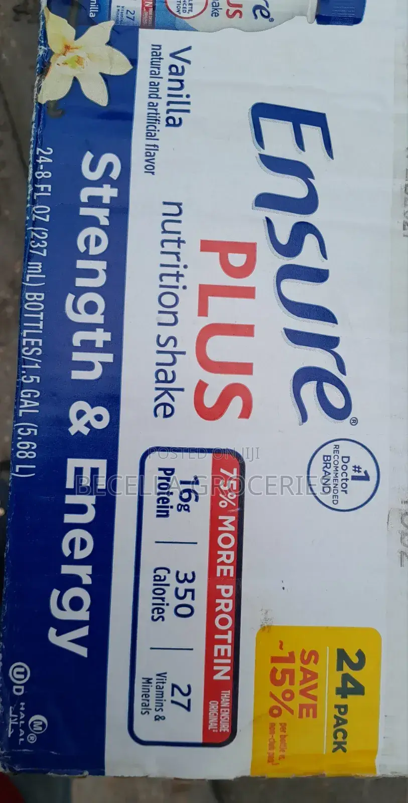 Ensure Plus Nutritional Shake ×24pack