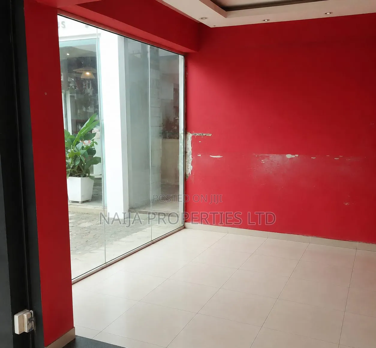 44sqm Ground Floor Shop Space Directly on Fola Osibo, Lekki Phase 1