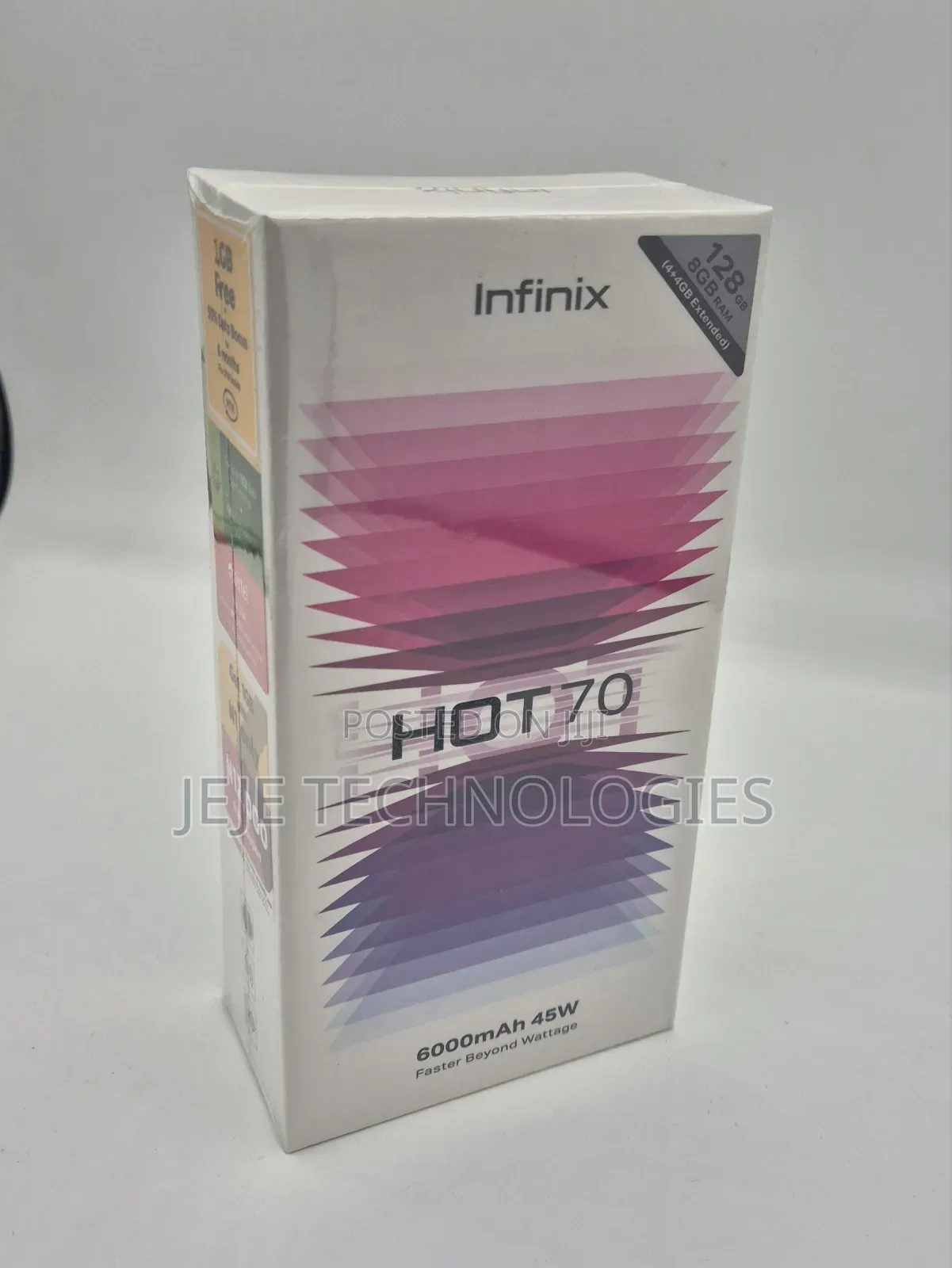 New Infinix Hot 70 128 GB Black