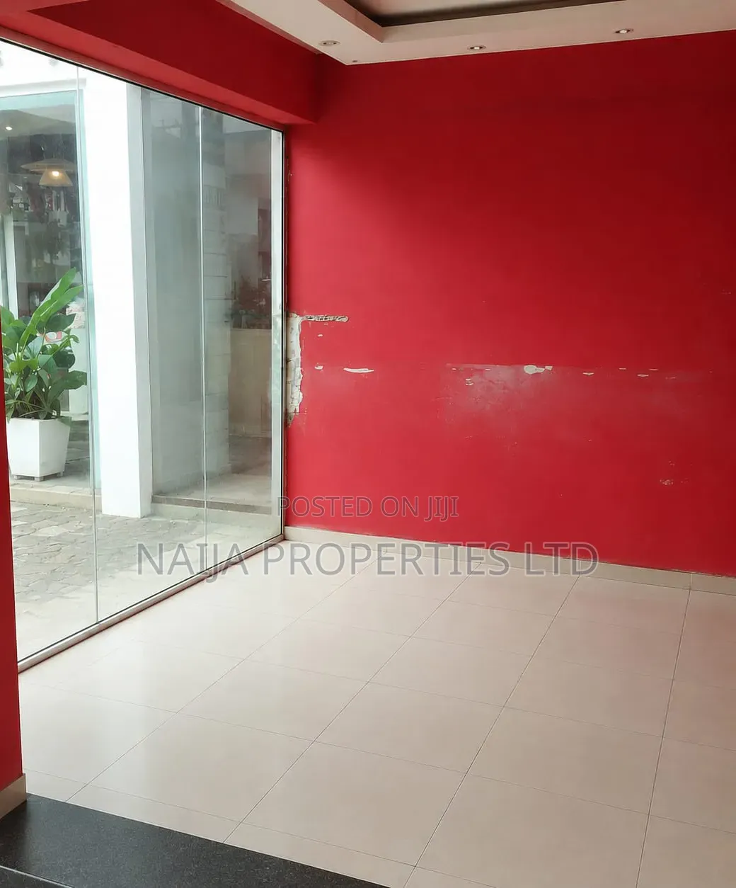 44sqm Ground Floor Shop Space Directly on Fola Osibo, Lekki Phase 1