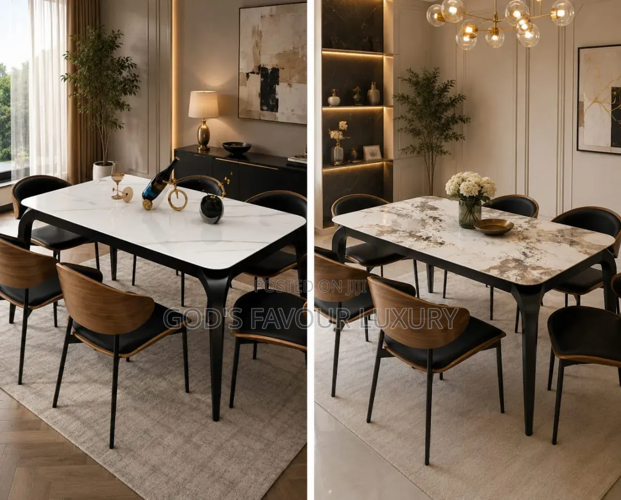 Modern Dinning Table and Chairs