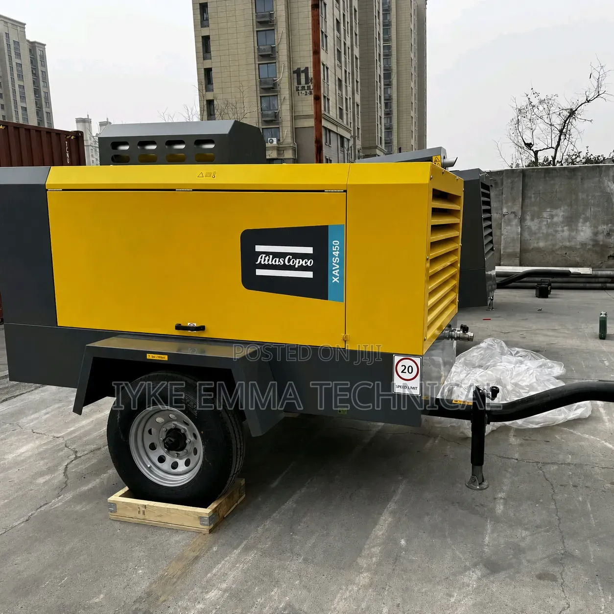 Atlas Copco Xas 186 Diesel High Pressure Air Compressor