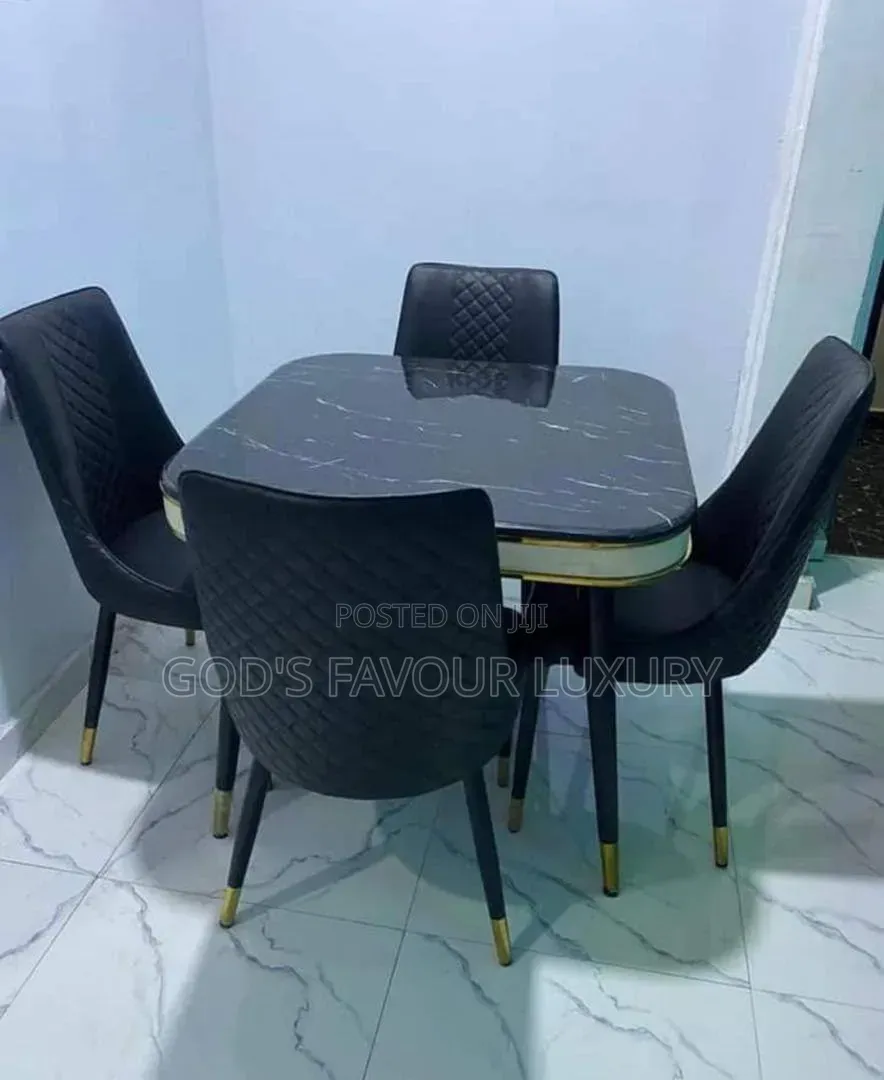 Marble Dining Table and Chairs