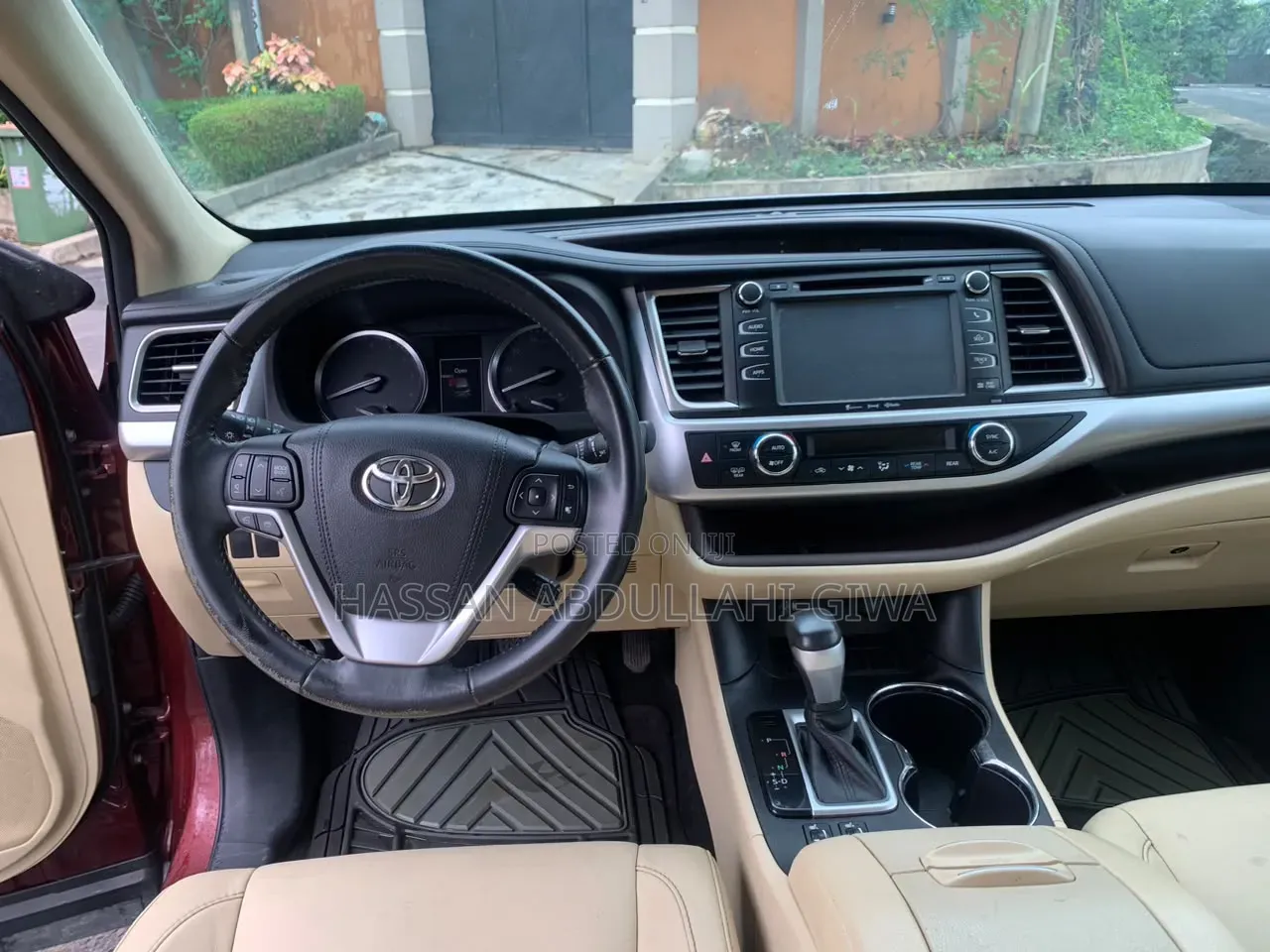 Toyota Highlander 2016 Maroon