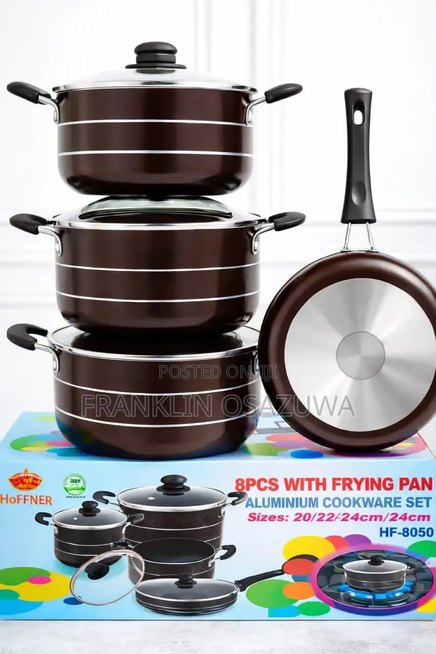 Hoffner 4-Piece Aluminium Non-Stick Cookware Set With Frying Pan