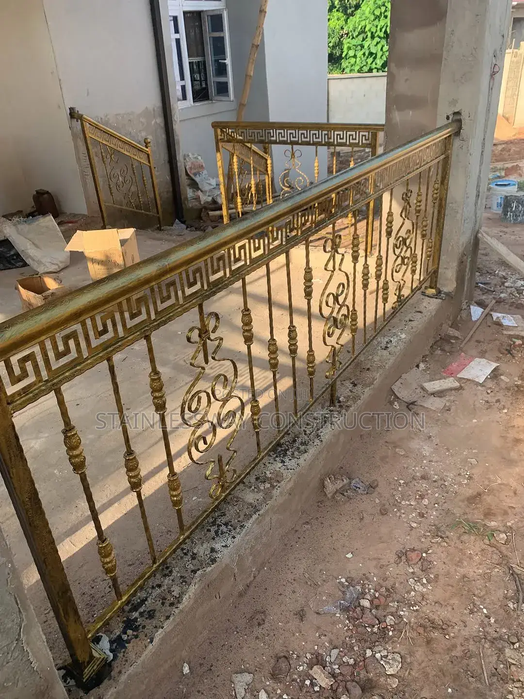 SteelShine Stainless Handrails | Strong | Rust-Free | Abuja`*