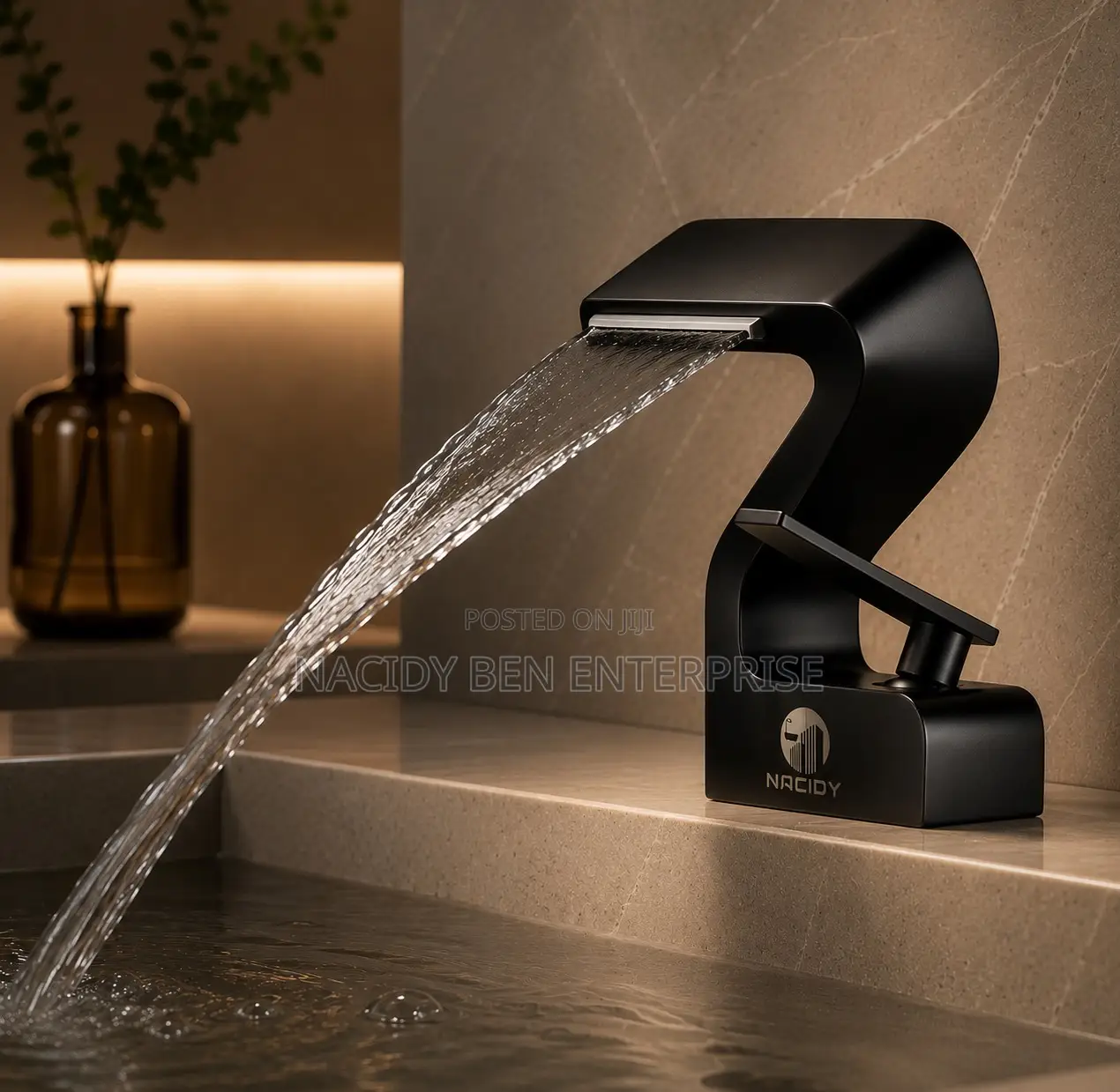 Z-Shaped Basin Mixer Tap