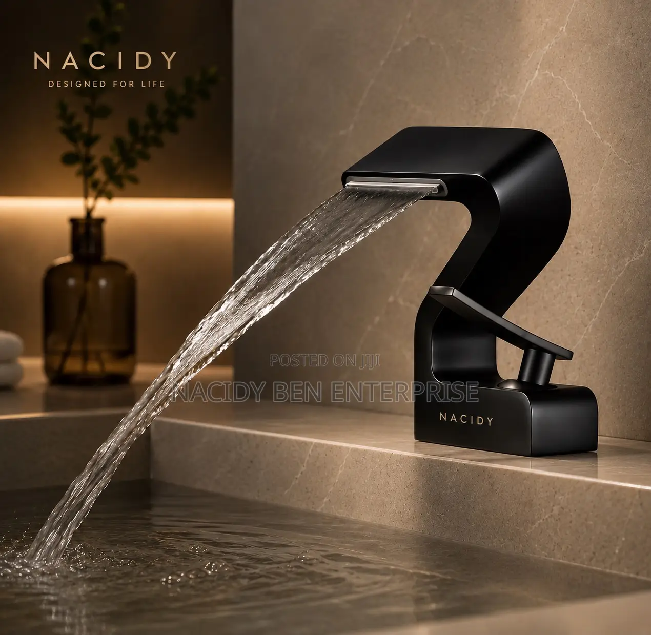 Z-Shaped Basin Mixer Tap