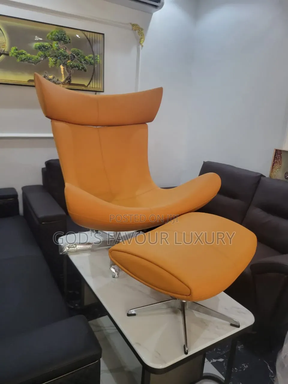 Relaxing Chair With Footrest.