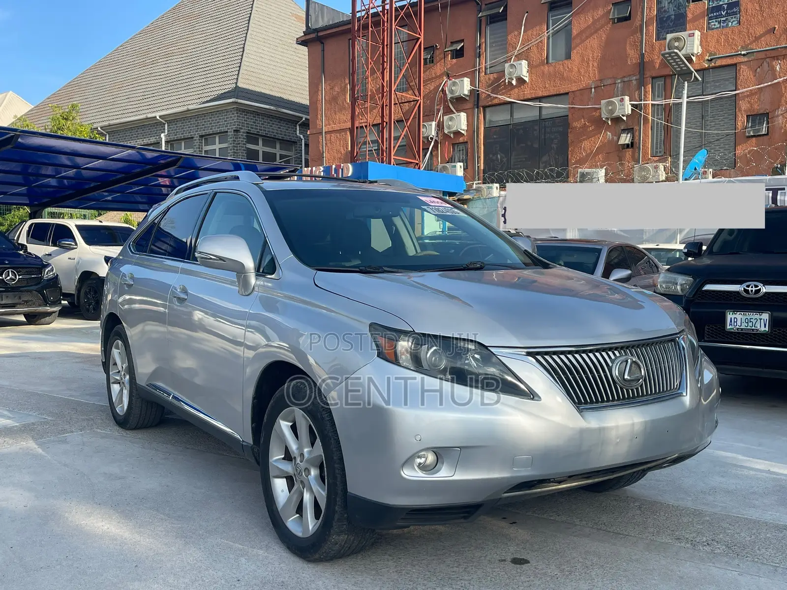 Lexus RX 350 AWD 2012 Silver