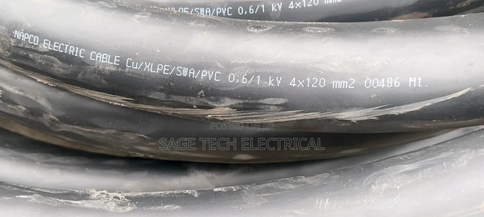 120mm 4core Cu/Xlpe/Swa/PVC Armoured Cable NAPCO