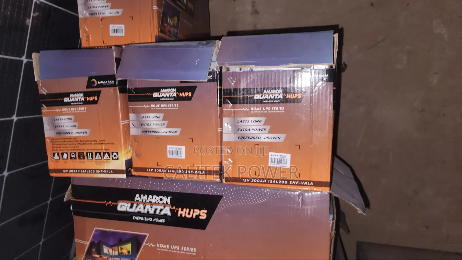 12 Volts/200 Amhs Gel Battery Amaron Quanta