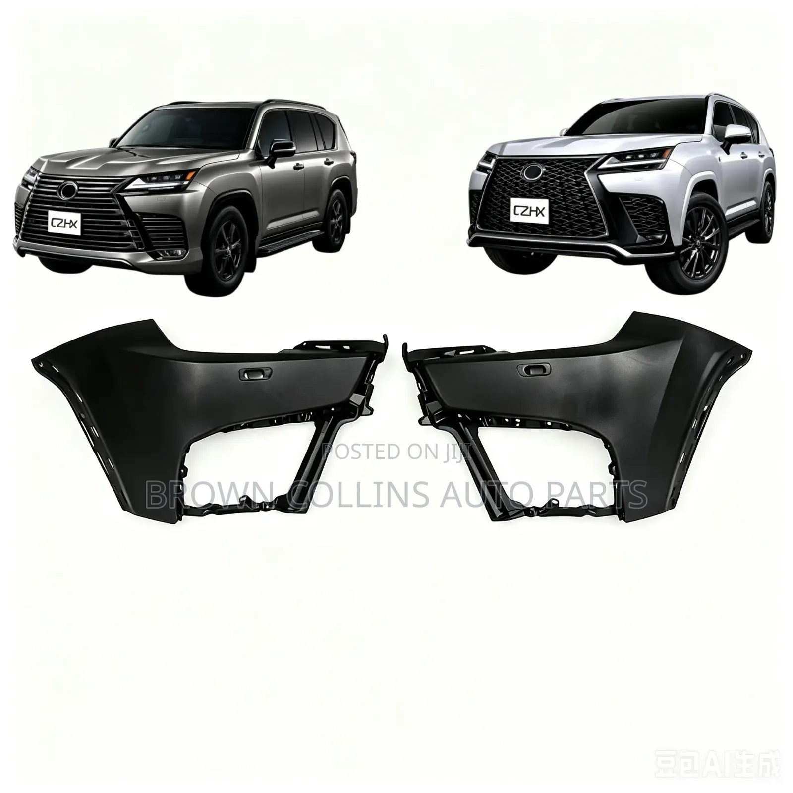 Front Bumper Extension Lx600 2023-2026