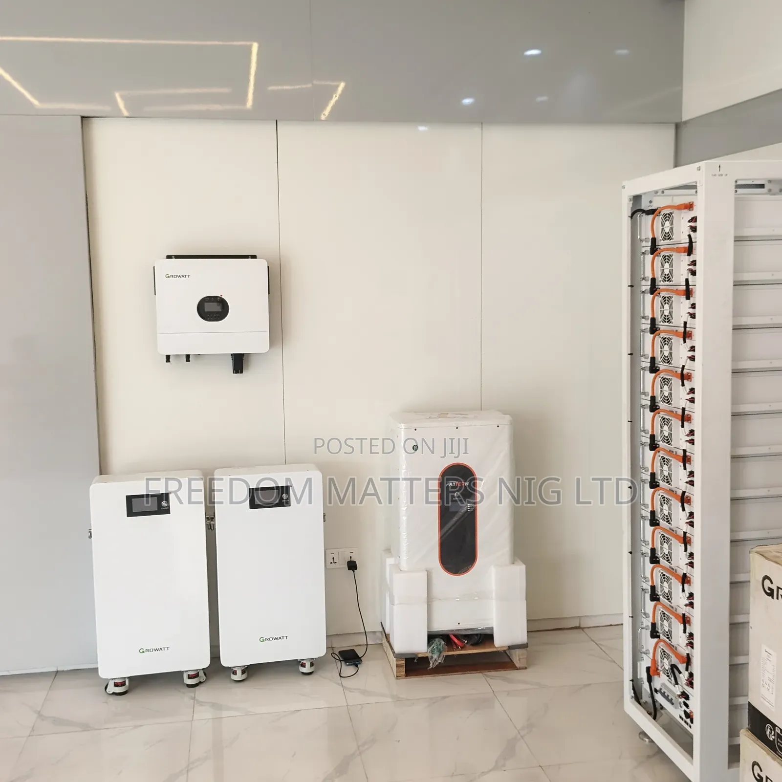 Growatt 15kwh Lithium Battery and Inverter Full Setup