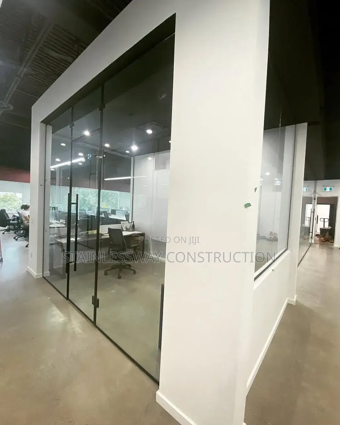 Affordable Office Glass Partition for Shops, Schools and Banks