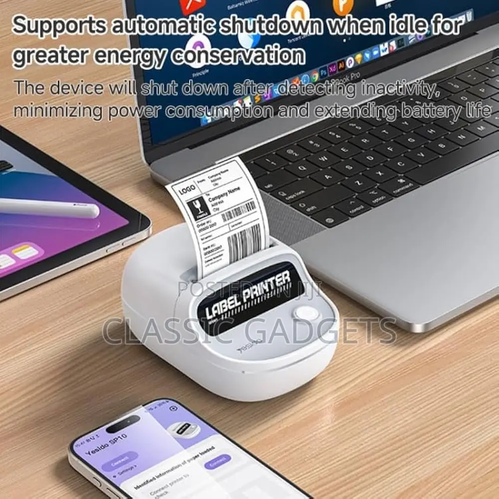 Yesido SP10 Thermal Label Printer(White)