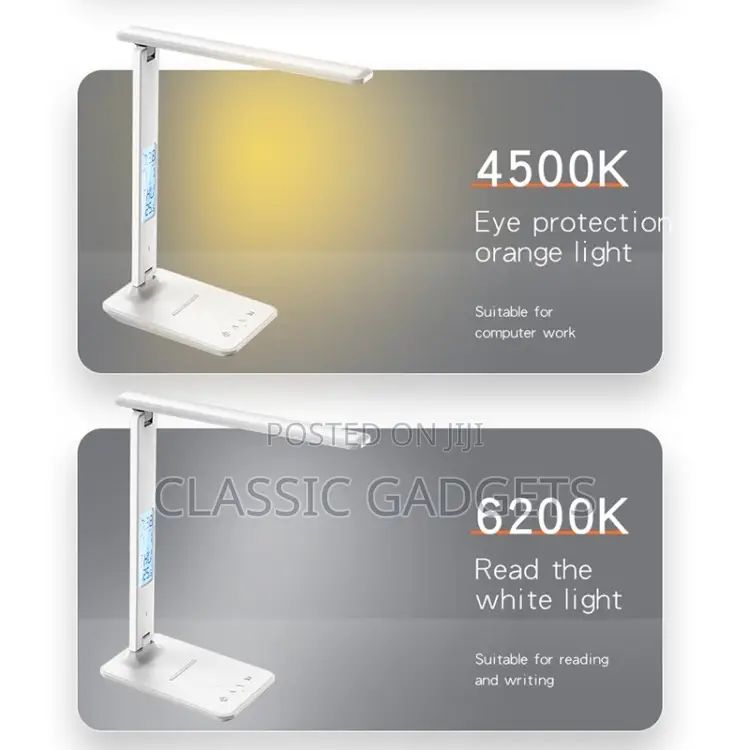 Yesido DS20 Multifunctional LED Desk Lamp With 10W Wireless Charger
