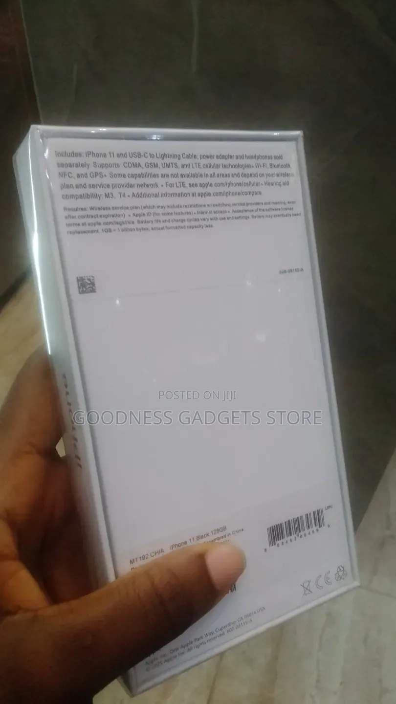 New Apple iPhone 11 128 GB Black