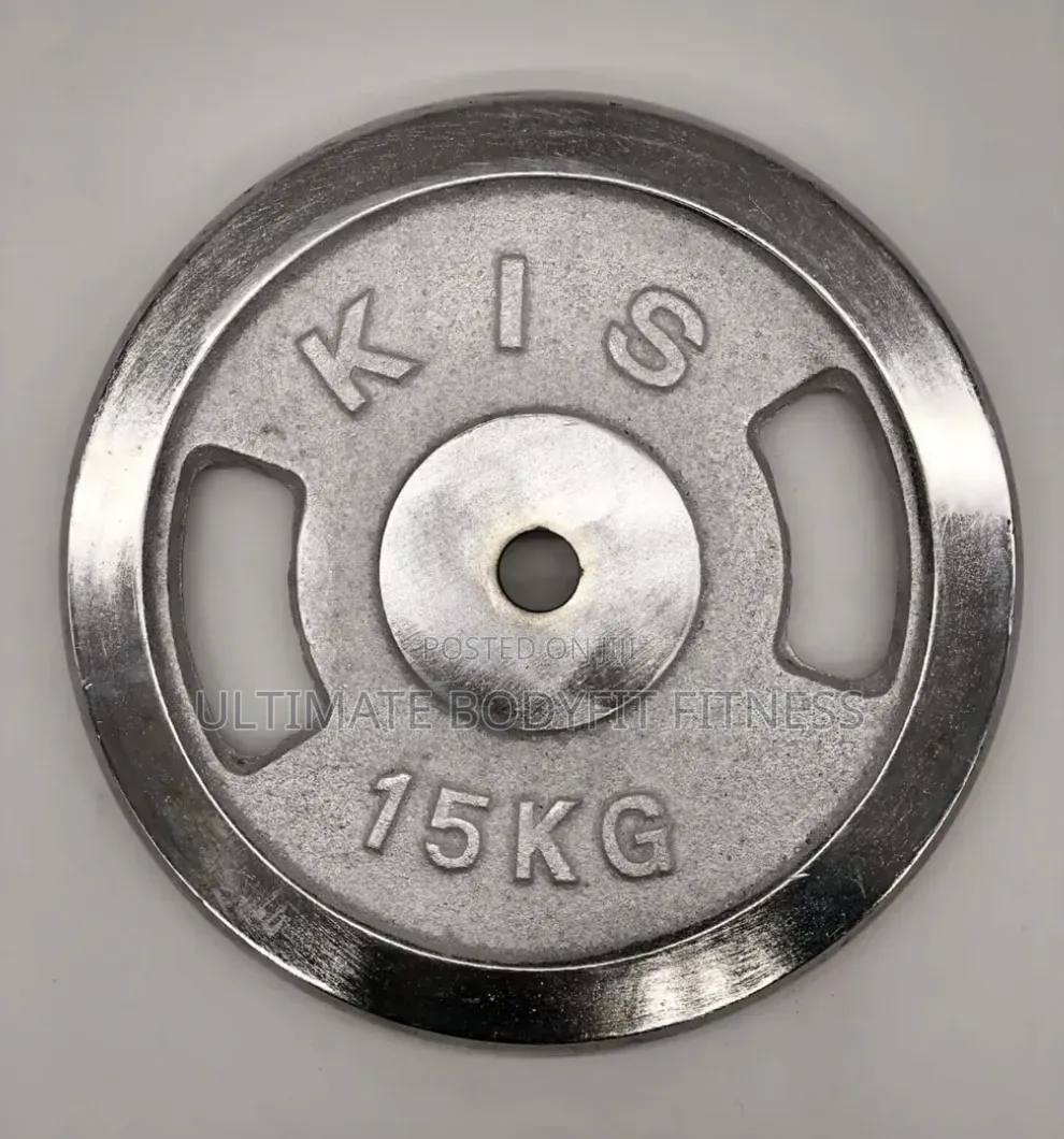Brand New Pair 15kg Olympic Chrome Weight Plates