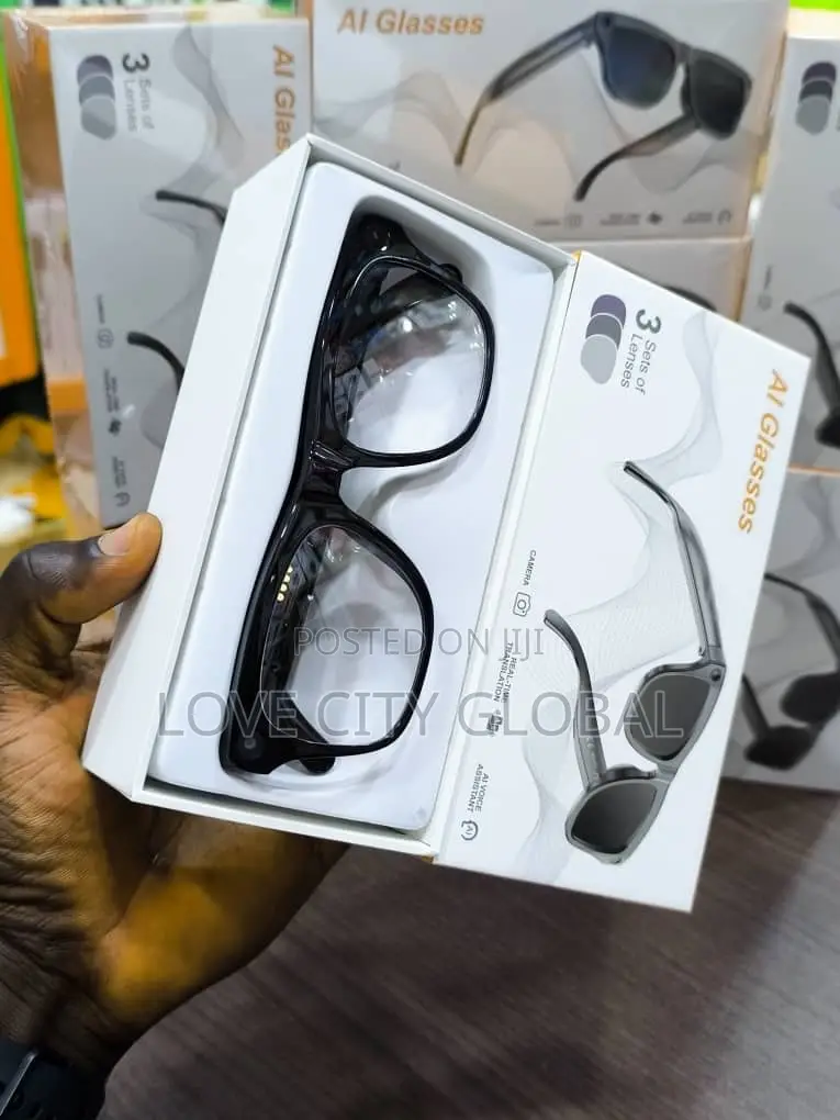 Xk One Pro Smart Glass 8MP HD Camera Chatgpt BT Call Music 3 Lens