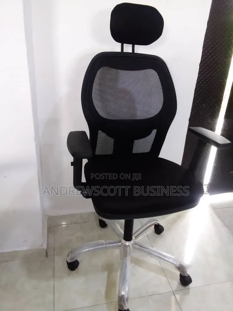 Executive Net Office Swivel Chair With Headrest