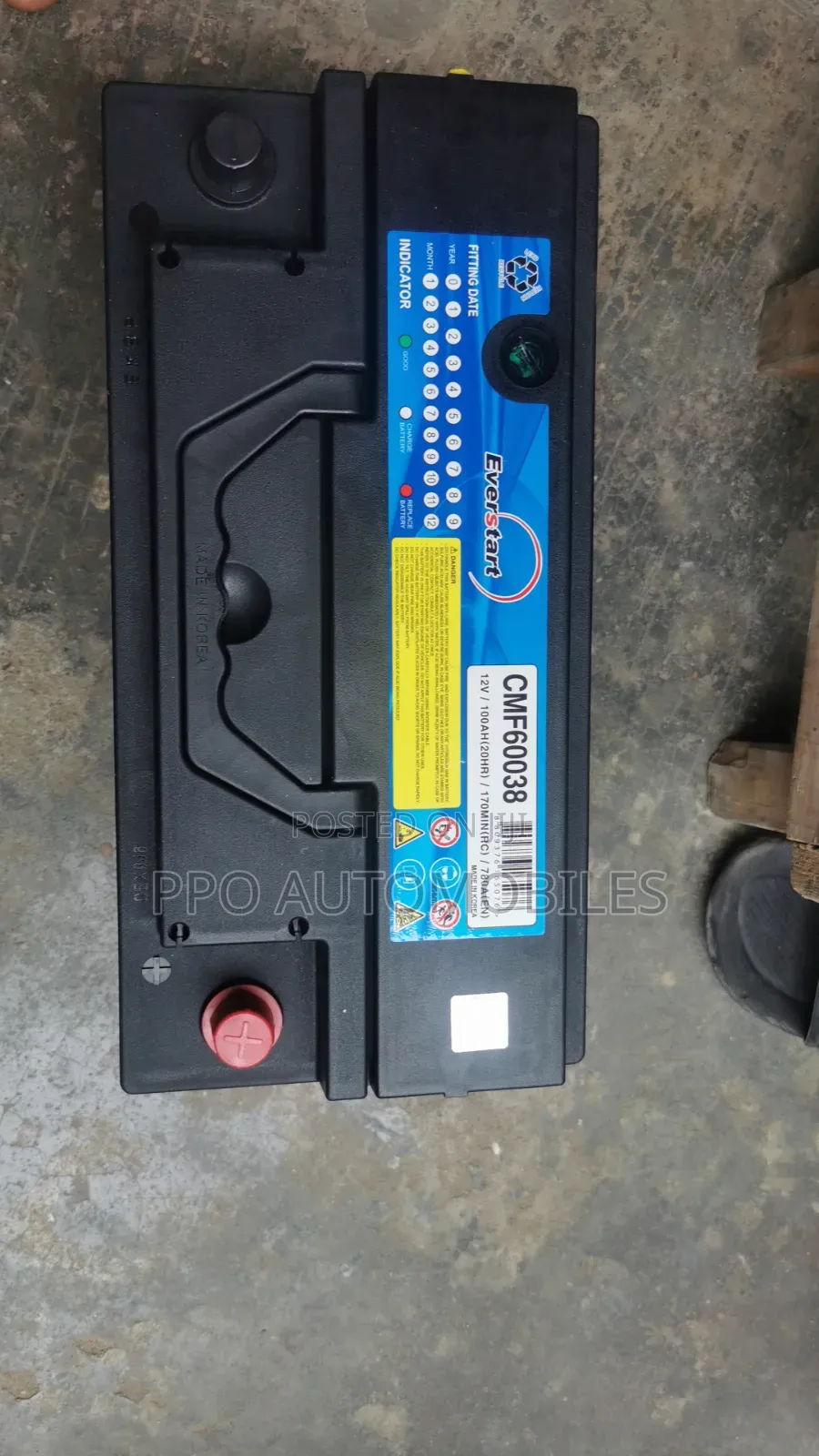 12v 100ah Everstart Maintainance Free Battery.