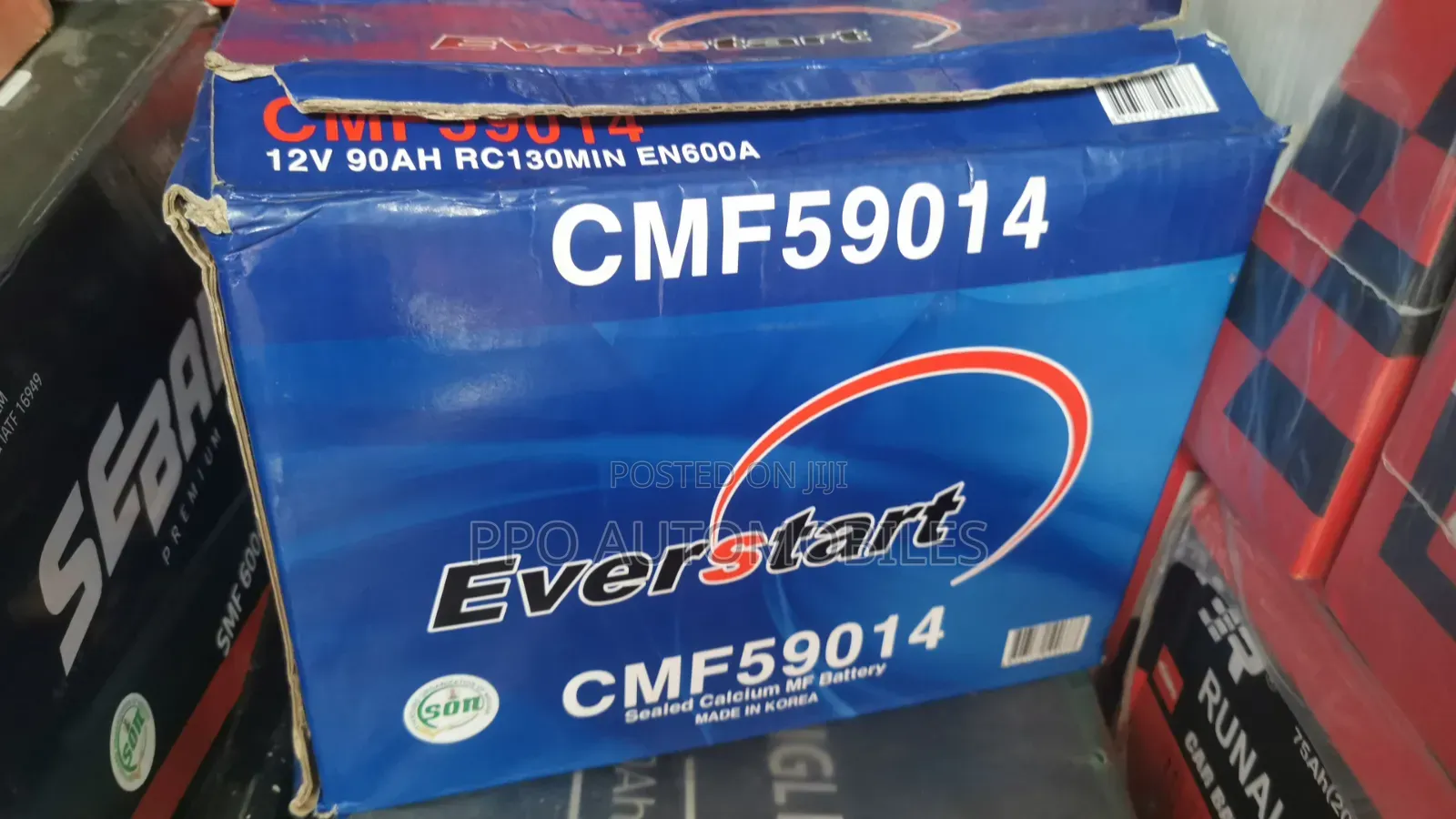 12V 90ah Everstart Maintainance Free Korean Battery.