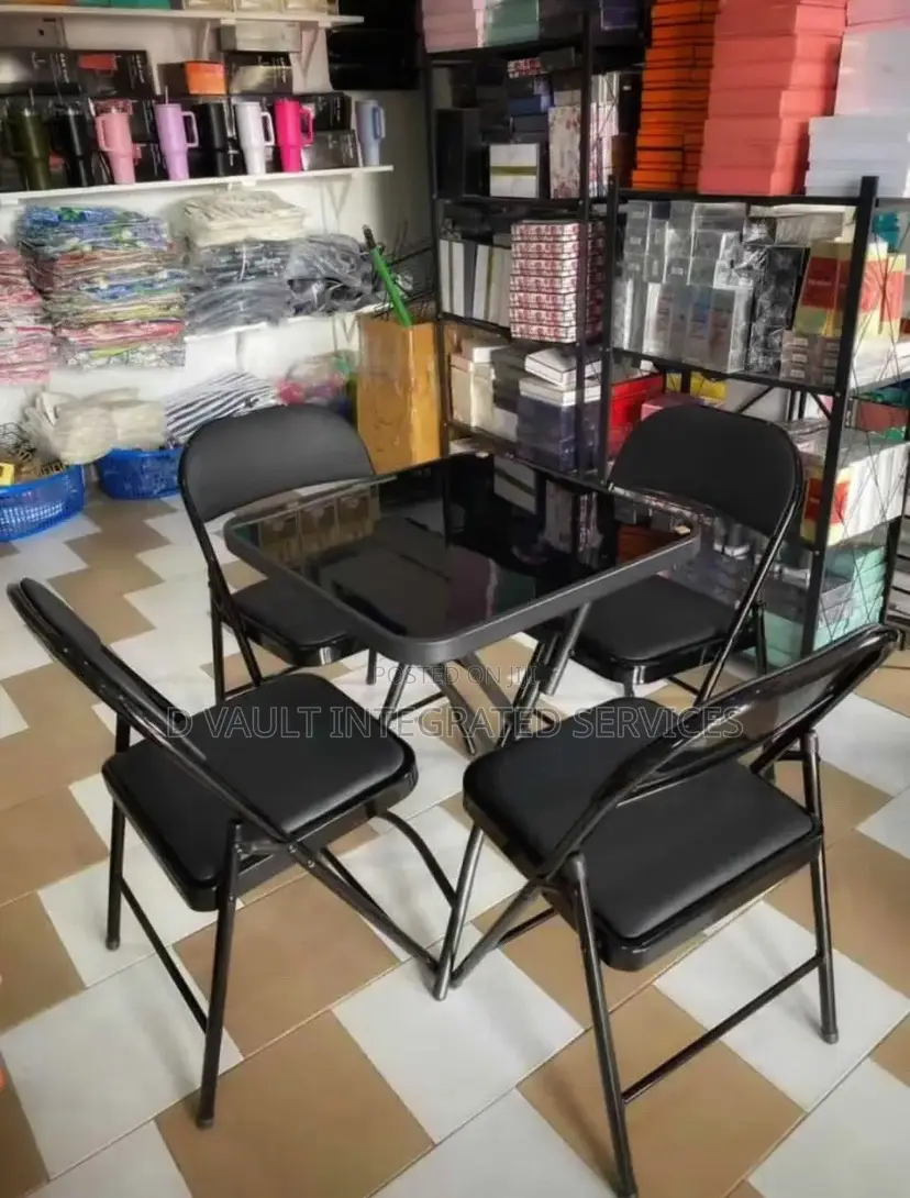 4 Seater Foldable Restaurant Set