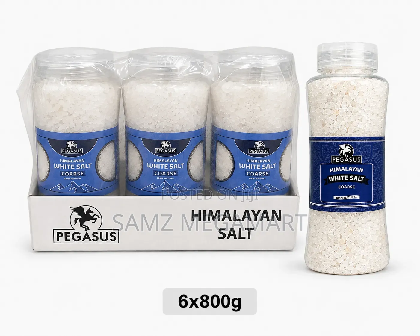 Pegasus Himalayan White Salt Coarse 6x800g