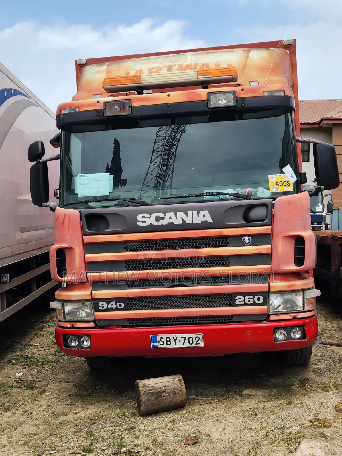 Super Clean Foreign Used Scania 94D Truck Container Body