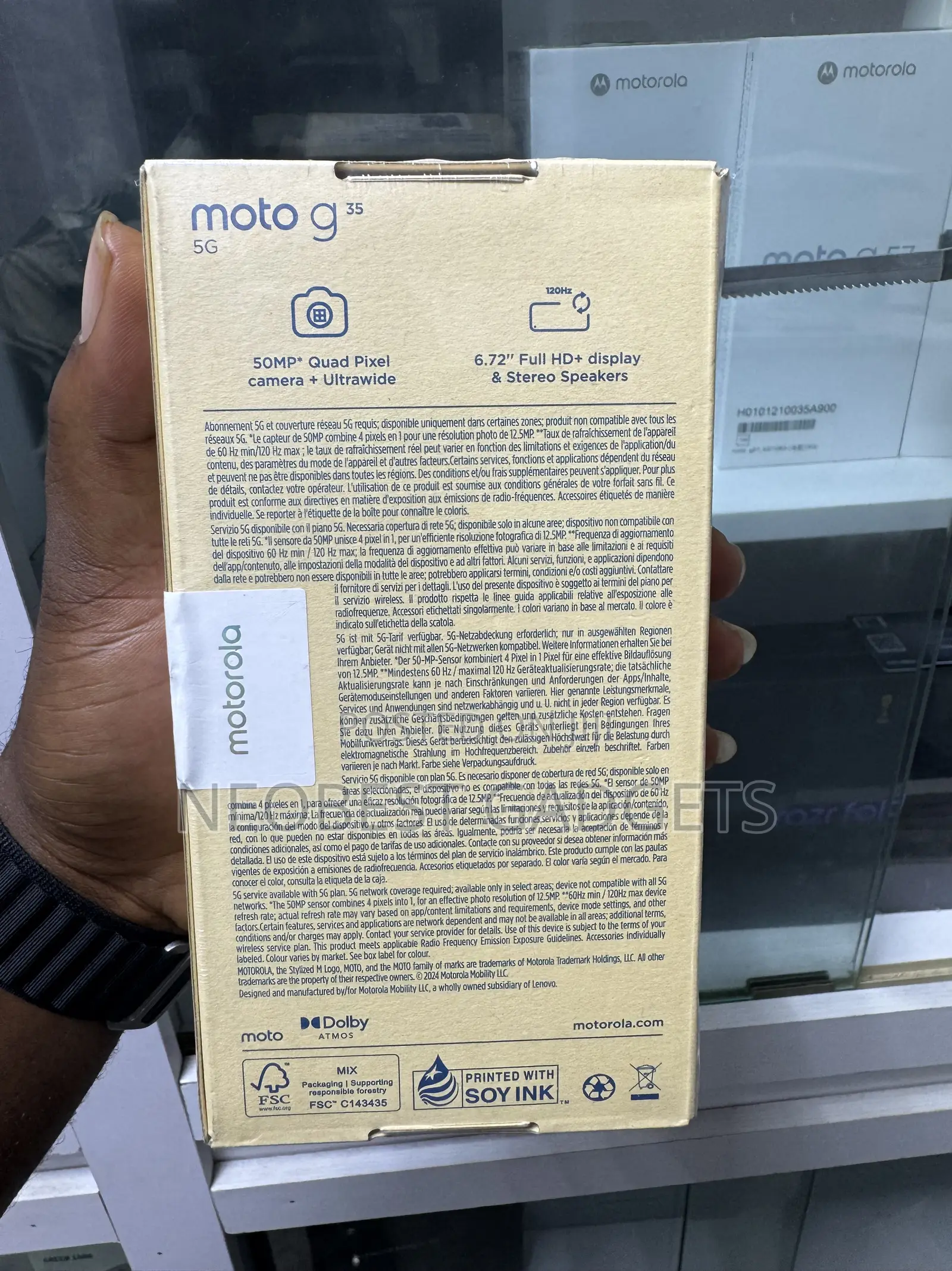 New Motorola Moto G35 128 GB Green
