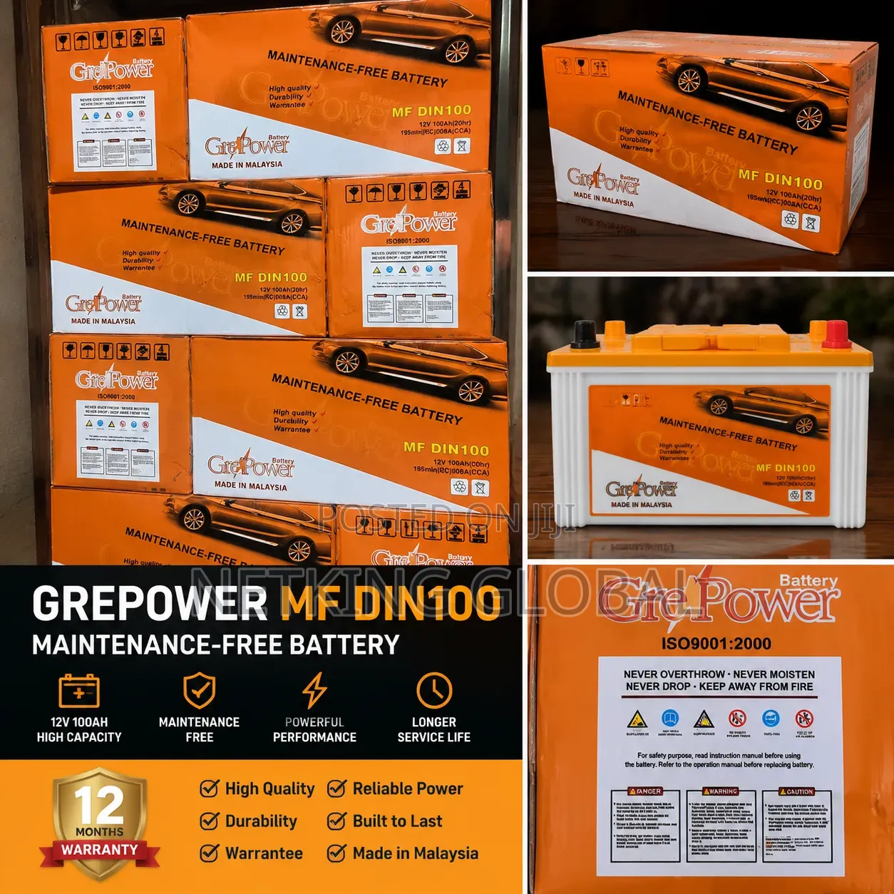 100 AH Gree Power Battery