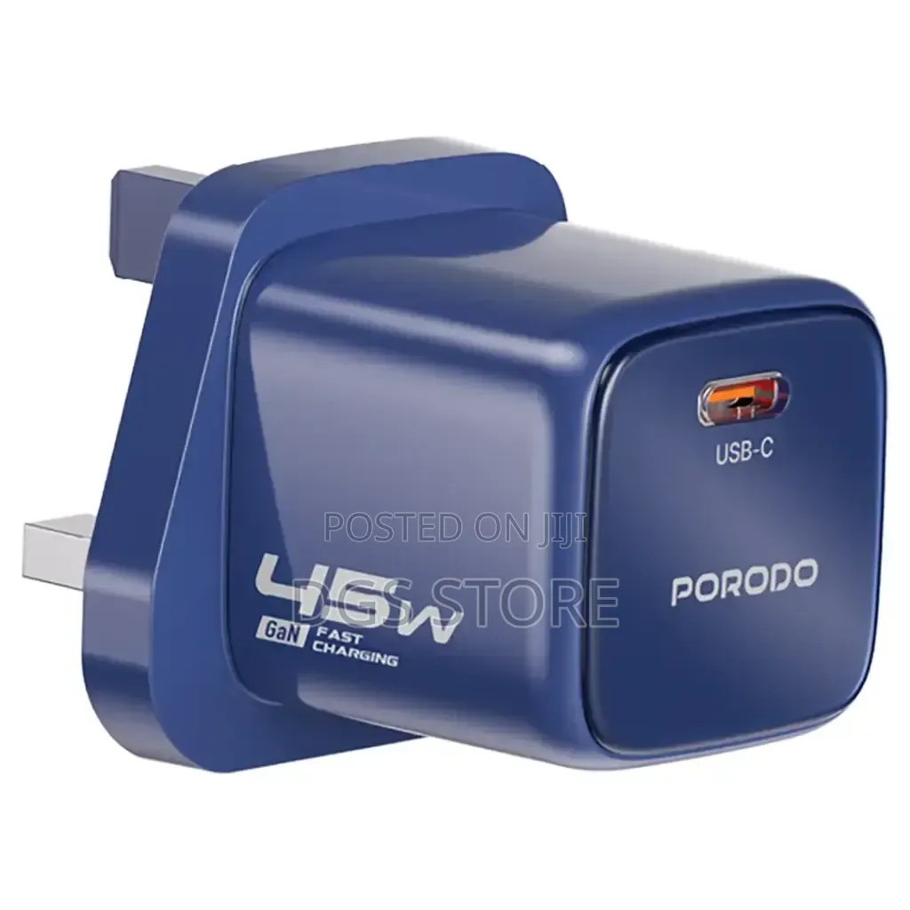 Porodo Tezbluro USB C Wall Adapter 45w Charger