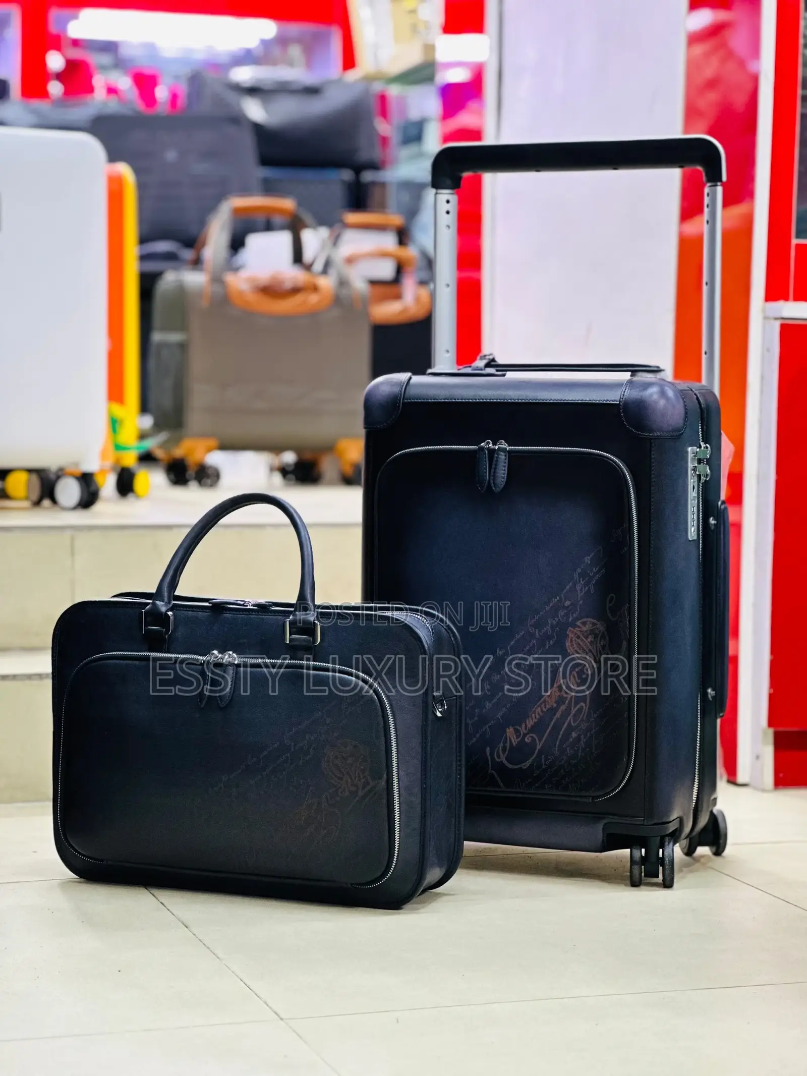 High Quality Luxury Leather Berutti Traveling Boxes