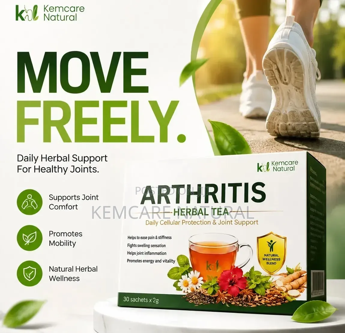 Arthritis Joint Pain Support Your Body's Movements Wit Kemcare Natural