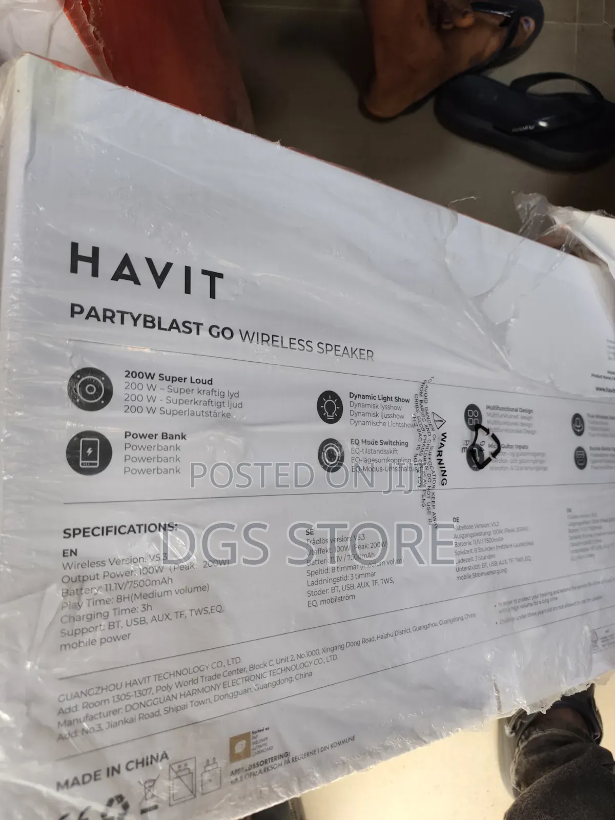 Havit Partyblast Go Wireless Speaker