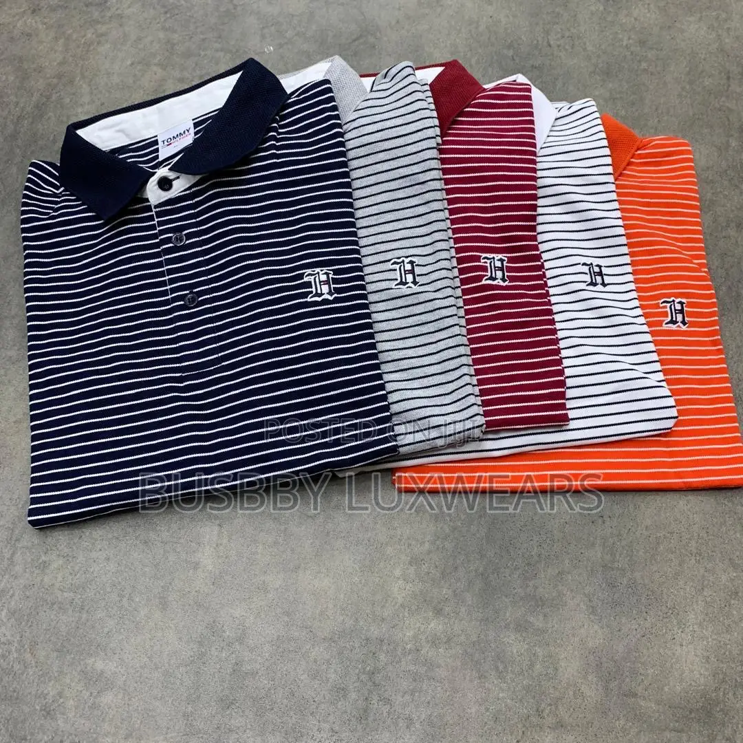Tommy Hilfiger Stripped Collar Neck T-Shirt