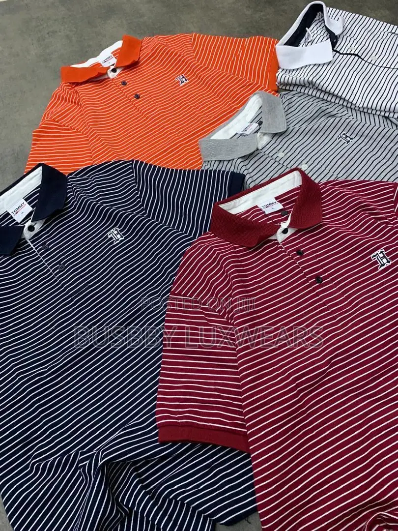 Tommy Hilfiger Stripped Collar Neck T-Shirt