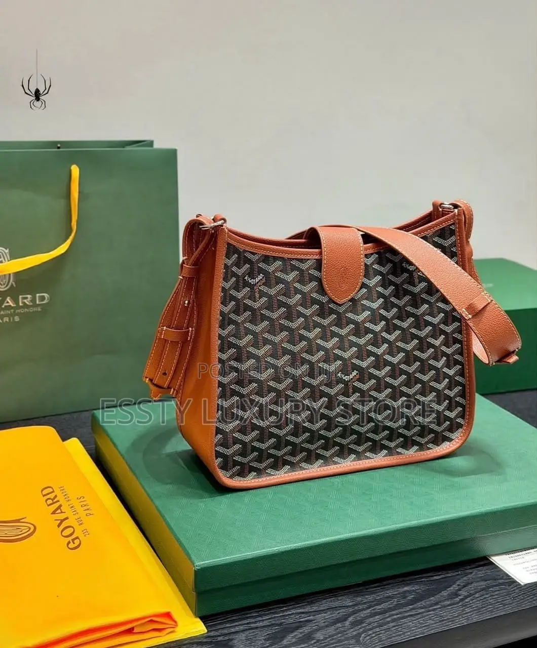 High-Quality Luxury Goyard Side Bag Fully Boxed