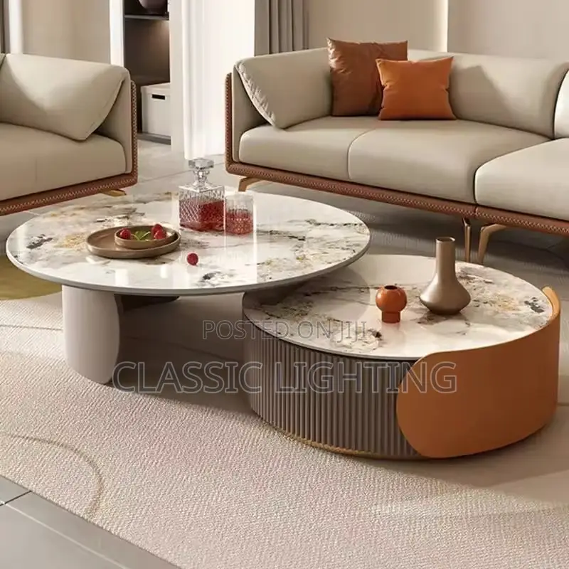 Coffee Tables Marble European Glam Nordic Luxury Trendy Coffee Tables