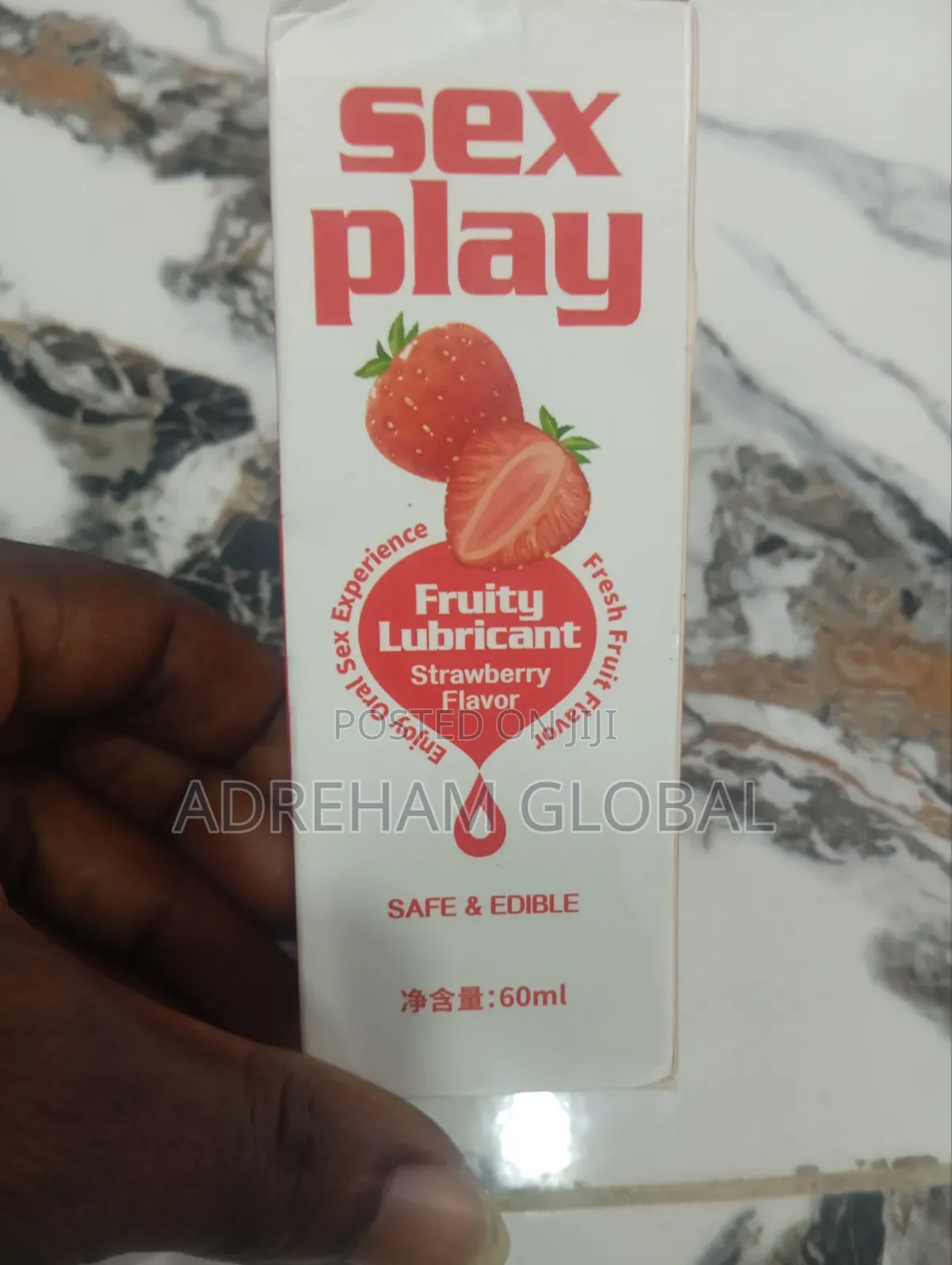 60ml SEX PLAY Waterbased Lubricant.