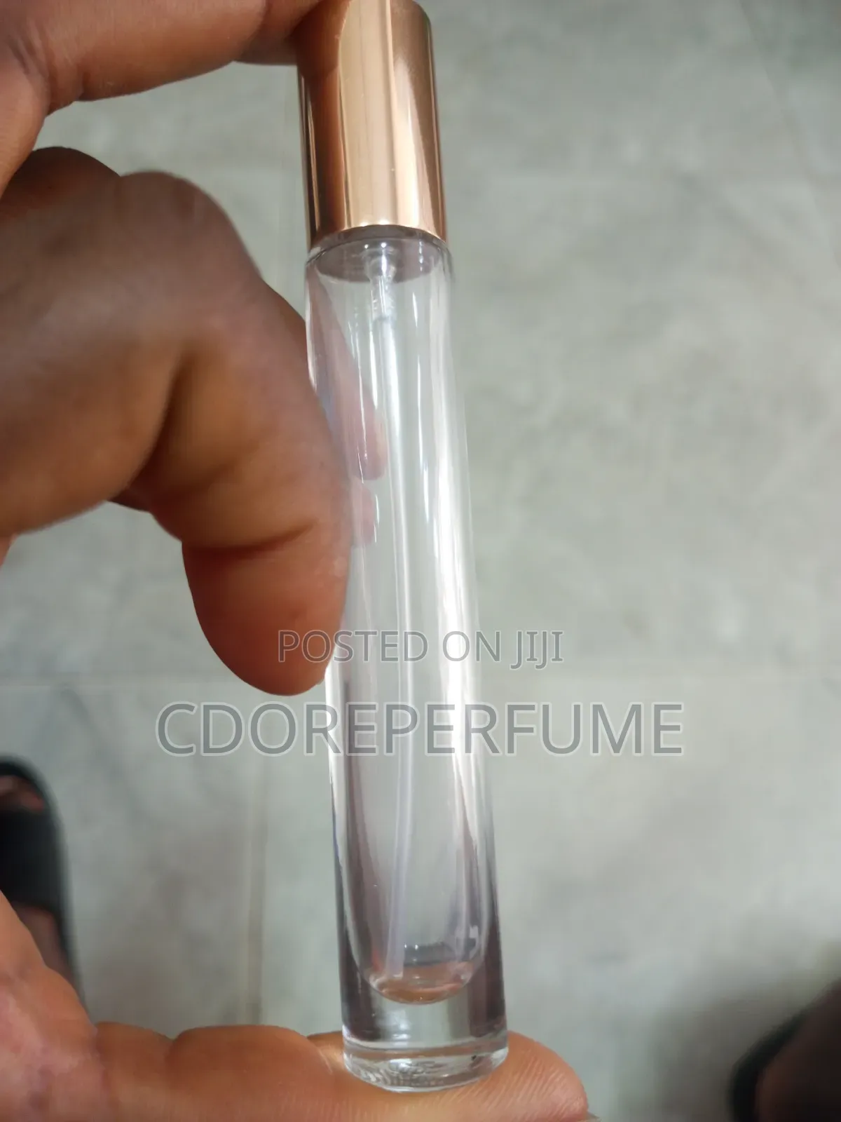 Transparent Bottles and Perfume Bottle