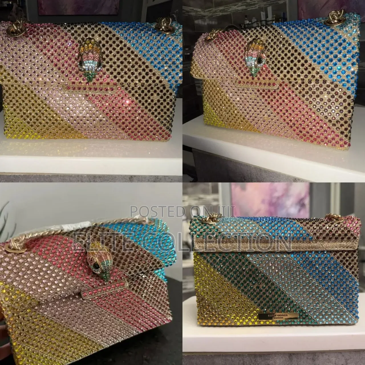 Kurt Geiger Leopard Printed Bag Available as Seen!! High Quality