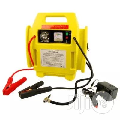 12v Portable Car Jump Starter Air Compressor Battery