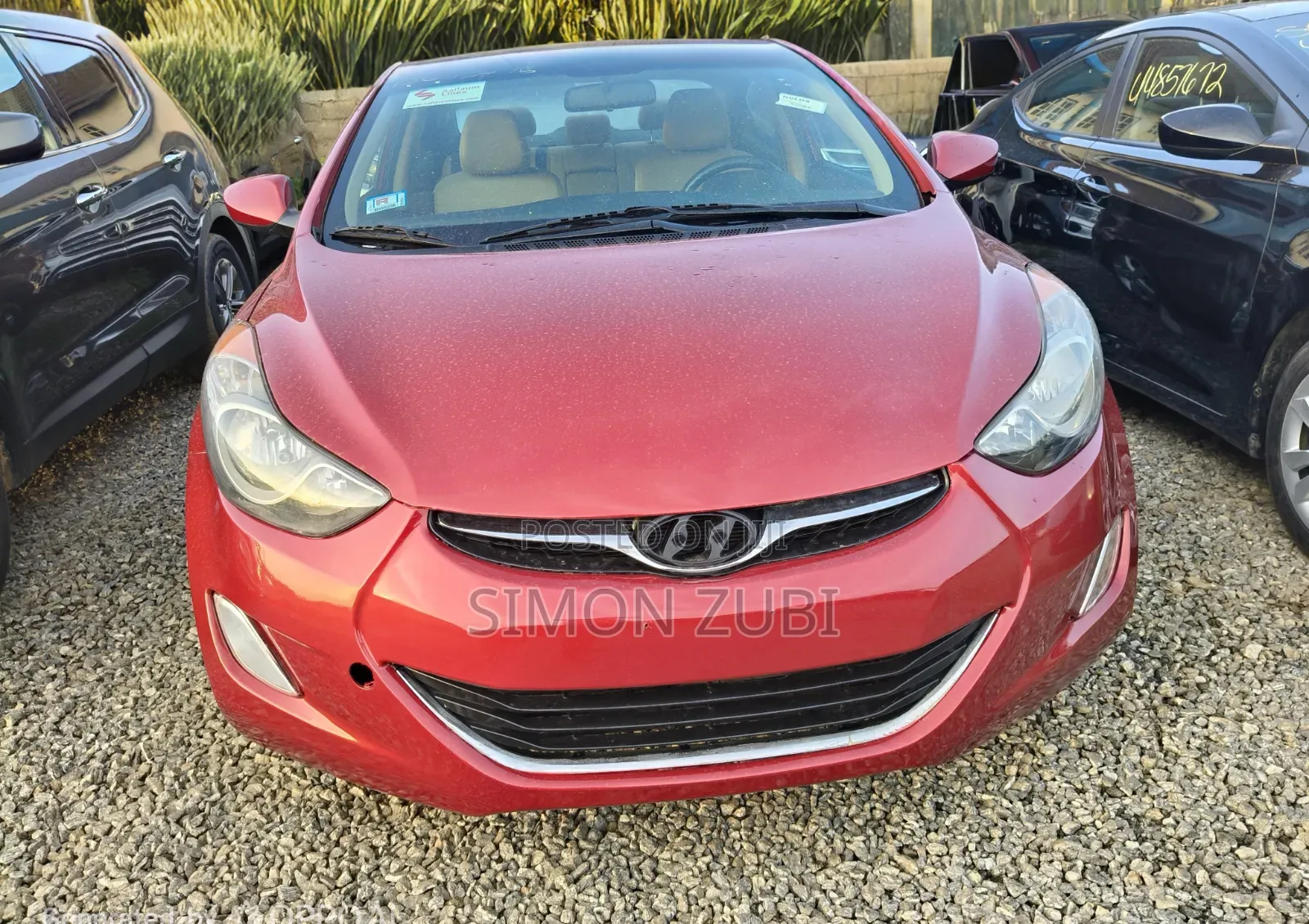Hyundai Elantra 2012 Red